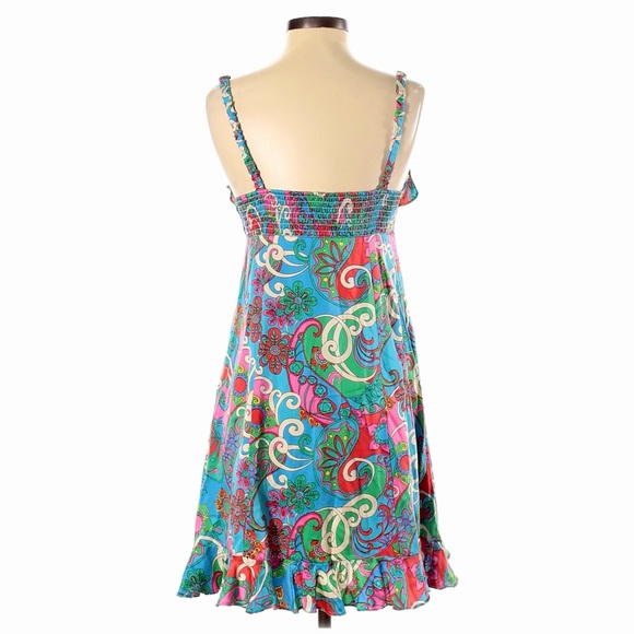 VINTAGE BETSEY JOHNSON PAISLEY PRINT - Picture 2 of 4